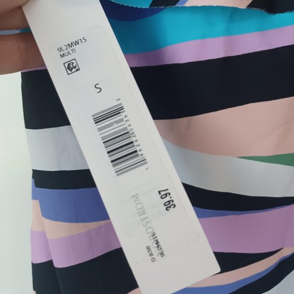 Tahari One Piece Striped Bathing Suit Size Small - Picture 6 of 6